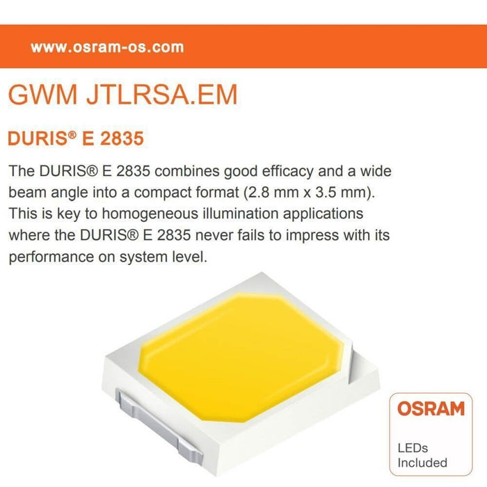 6W GU10 LED Bulb with OSRAM Chip Clear Cover 4000K - GU10 Bulb