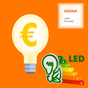 6W GU10 LED Bulb with OSRAM Chip Clear Cover 4000K - GU10 Bulb