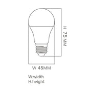 6W E27 G45 LED Bulb with OSRAM Chip 3000K - LED Light Bulbs - Lamps