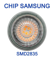 6W GU10 Glass LED Bulb with SAMSUNG Chip 5700K - Lamps