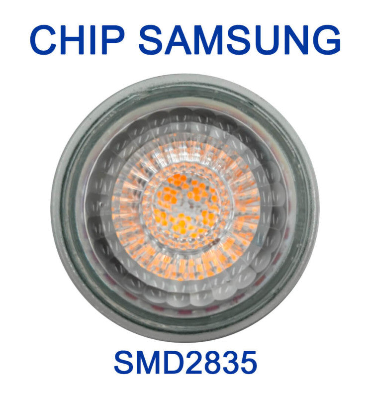 6W GU10 Glass LED Bulb with SAMSUNG Chip 5700K - Lamps