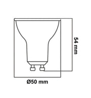 6W GU10 Glass LED Bulb with SAMSUNG Chip 5700K - Lamps