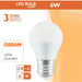 6W LED Bulb E27 G45 6000K - E27 Bulb