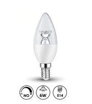 6W E14 LED Candle Bulb with Lens 4000K - E14 Candle Bulb