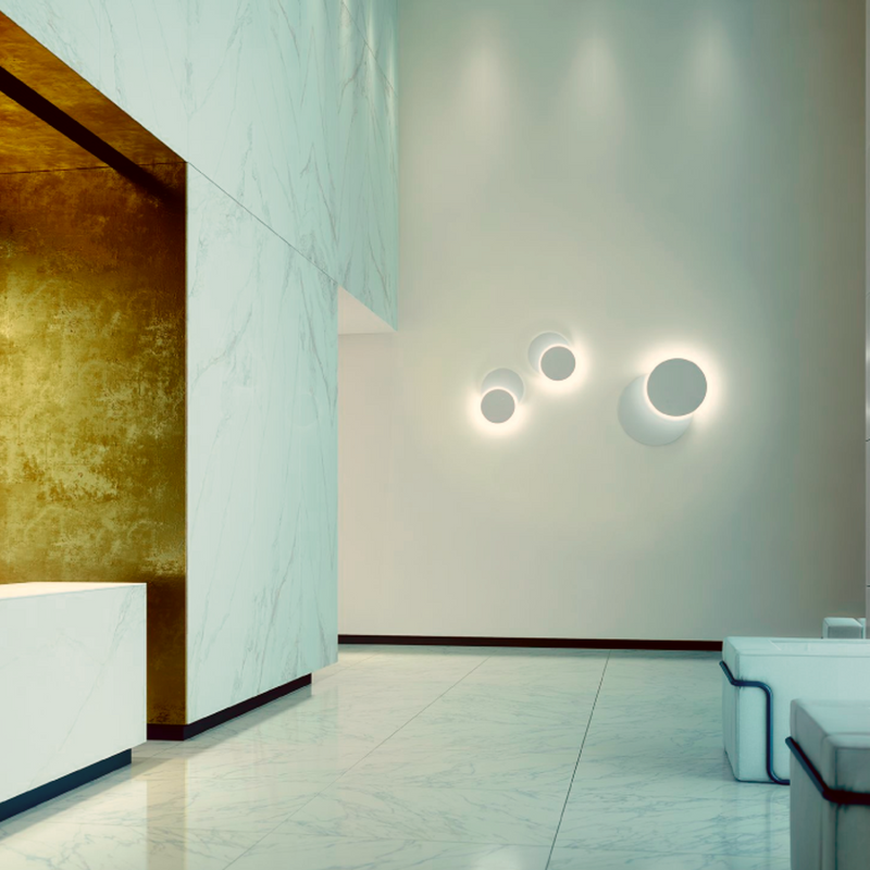 6W Modern APOLO LED Wall Light in White 5000K - Wall Light Fixtures - Decorative Lighting