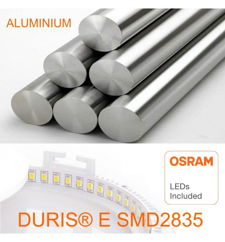 6W Round Slim LED Downlight with OSRAM Chip 4CCT - Downlights