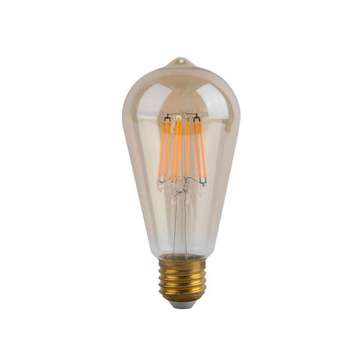 6W ST64 LED Bulb Filament Vintage E27 Gold 2200K - LED Light Bulbs - Lamps
