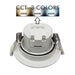 7W Round Soft gold LED Downlight with OSRAM Chip and Selectable CCT -
