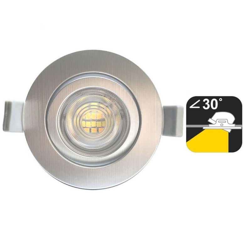 7W Round LED Downlight in Gold with OSRAM Chip 3 CCT - LED Downlight