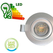 7W Round LED Downlight in Gold with OSRAM Chip 3 CCT - LED Downlight