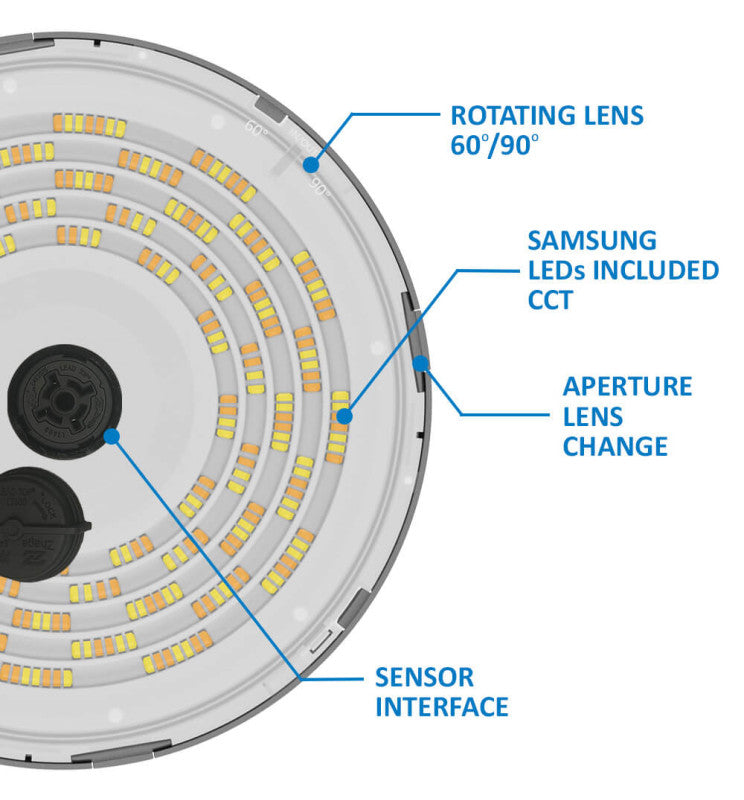 80W 100W 150W Dimmable FRANCE LED UFO High Bay with SAMSUNG Chip 3 CCT - STANDARD 20-30 Days delivery - LED high bay