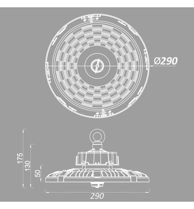 80W 100W 150W Dimmable FRANCE LED UFO High Bay with SAMSUNG Chip 3 CCT - STANDARD 20-30 Days delivery - LED high bay