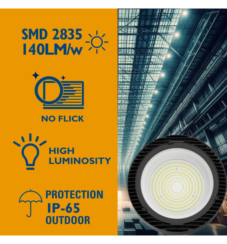 80W 100W 150W ENDURANCE LED UFO High Bay with OSRAM Chip - Lighting Fixtures - High Bays