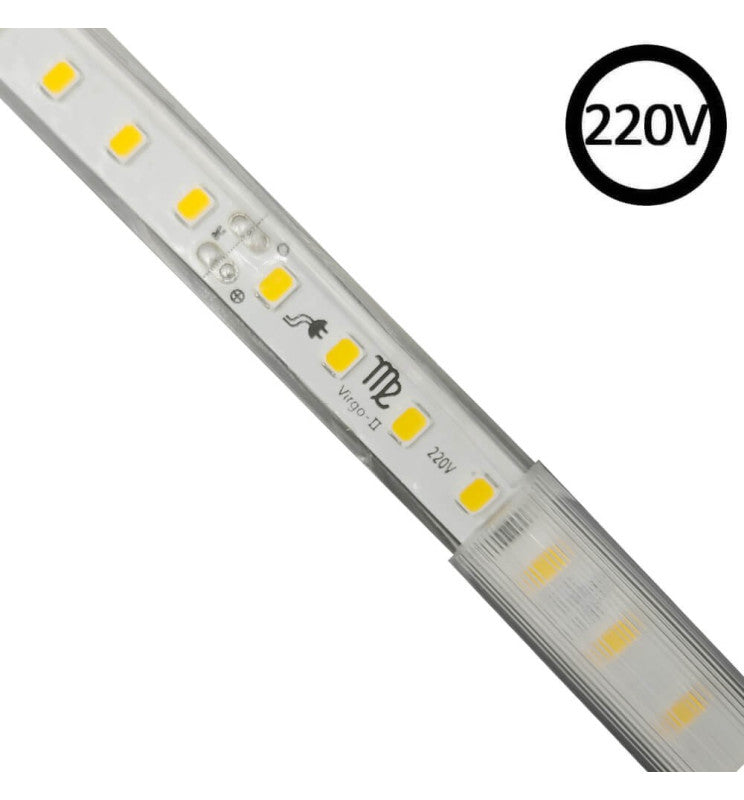 8W Dimmable LED Strip with Rectifier Cable 50m 5700K - Light Ropes & Strings - Strip Lights
