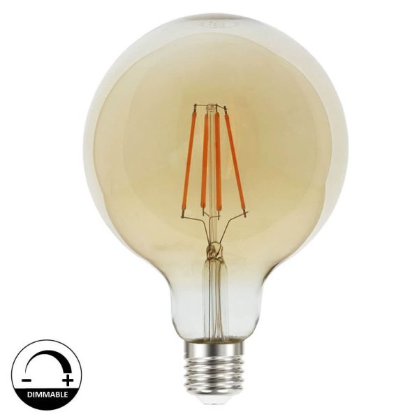 8W Dimmable Vintage E27 LED Filament Bulb 2200K - LED Light Bulbs - Lamps