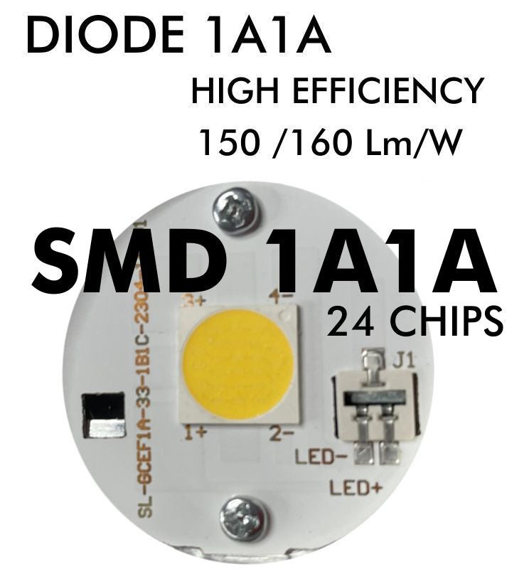 8W HIGH LUMINOSITY LED GU10 Bulb - Glass - 24º 5700K - LED Light Bulbs - Lamps