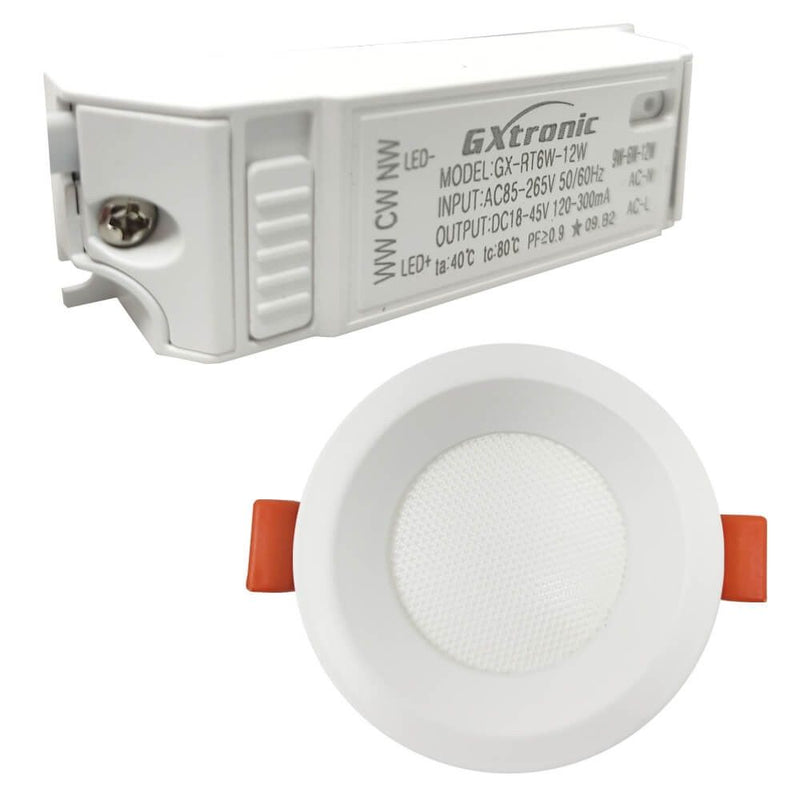 8W Round LED Downlight with OSRAM Chip 3 CCT - Ceiling Light Fixtures - Downlights