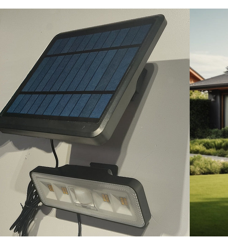 8W Solar LED Wall Light with PIR Motion Sensor 4000K - Wall Light Fixtures - Solar Lighting