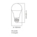 9W LED Bulb E27 A60 6000K - E27 classic