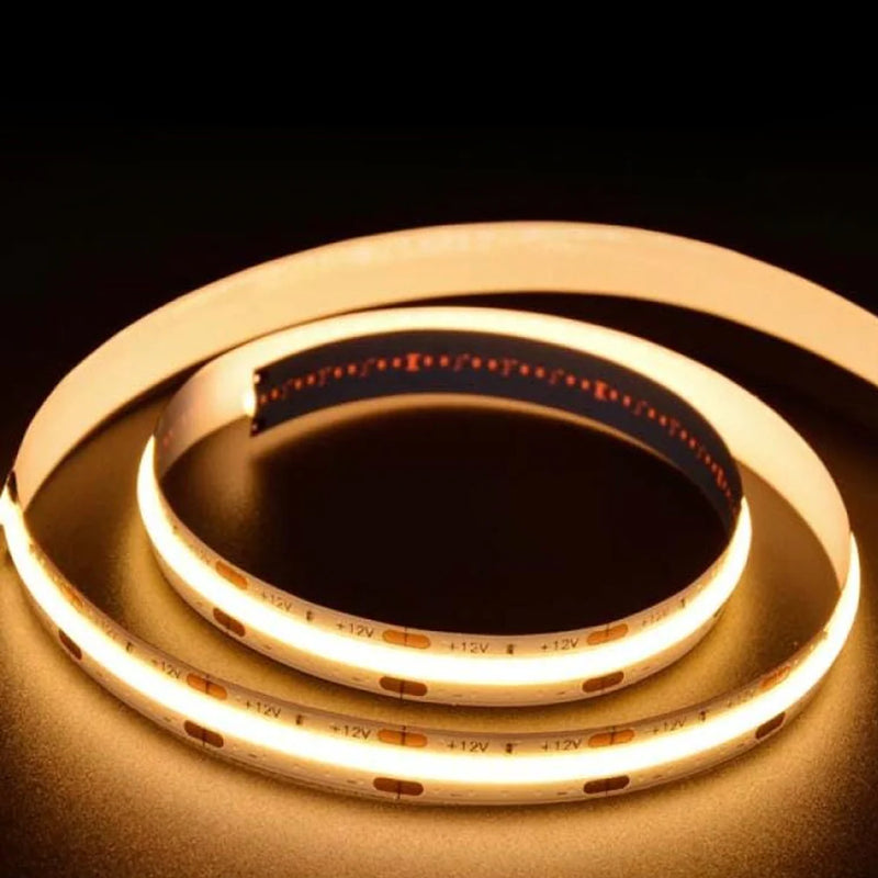 5m 12V COB LED Strip Light 3000K - LED Strip