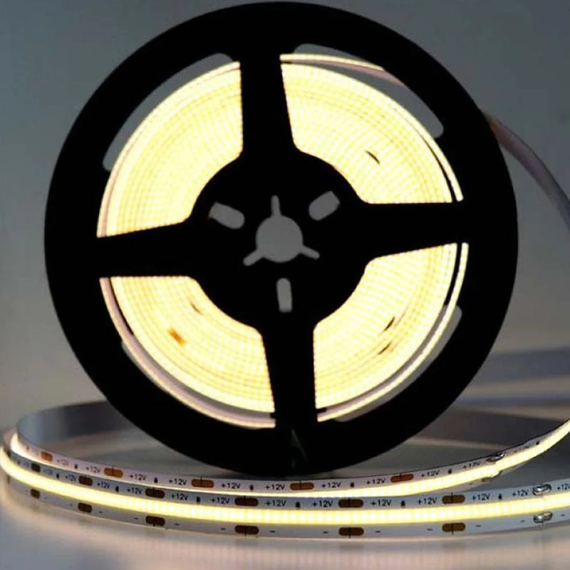 5m 12V COB LED Strip Light 3000K - LED Strip