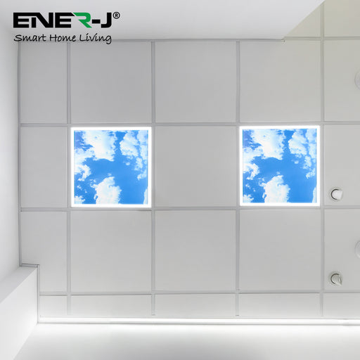 40W Set of 2 SKY LED Ceiling Panel 60x60cms with 2D PRINT