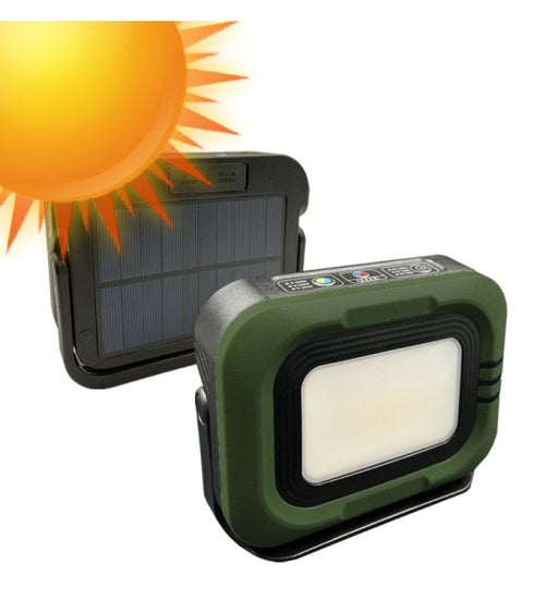 Portable Rechargeable LED Solar Floodlight and Power Bank - CCT - Solar LED light