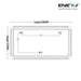 2000W Smart Wi-Fi Glass Heating Panel with LED display - Heater