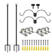 Set Of 2 Metal Supports For Outdoor Lighting 2.4 Meters - STANDARD 20-30 working days - LED Accessories