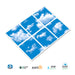 40W Set Of 6 SKY Cloud LED ceiling Panel 3D Effect 60x60cms - LED