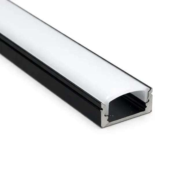 Surface Aluminum Profile 2m in White or Black 17mm x 7.8mm for LED Strip