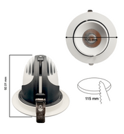 25W Adjustable Recessed LED Spotlight with Philips Driver CCT - STANDARD 20-30 working days - LED Spotlight