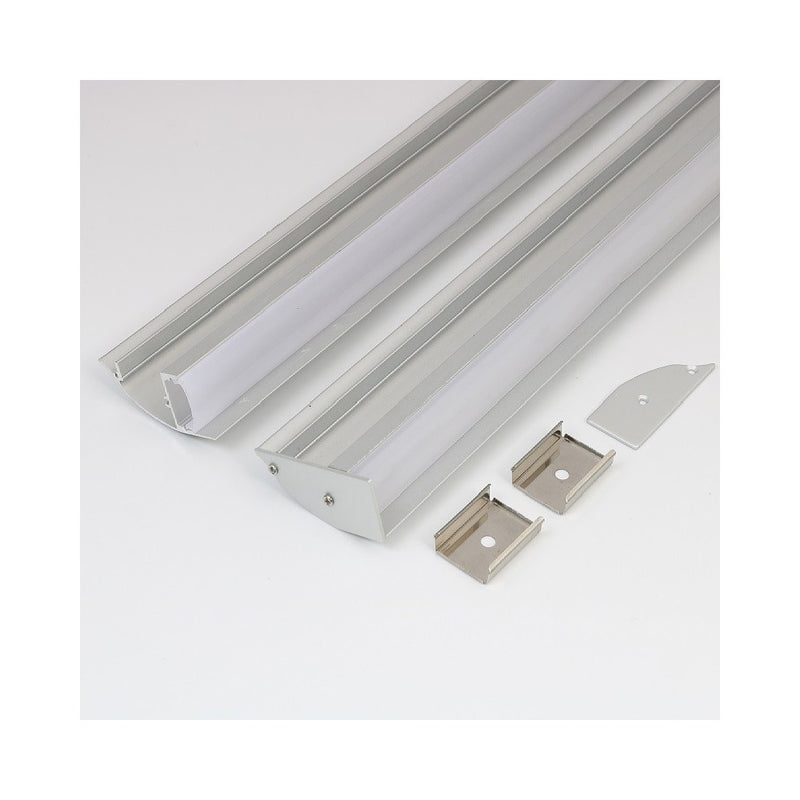 2m Aluminium Cornice profile for LED Strip - LED Accessories