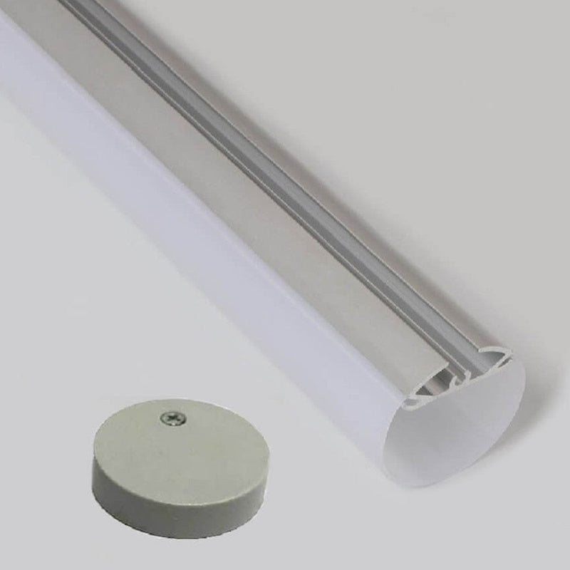Aluminium Tube Profile 2m for LED Strip - LED Strip Accessories