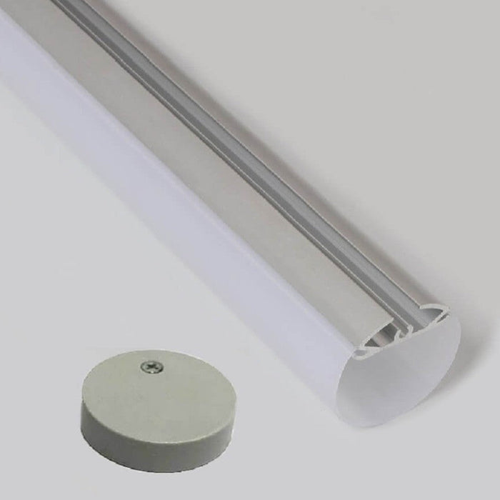 2m Aluminium TUBE Profile for Strip Lights - LED Strip Accessories