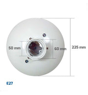 Anti Light Pollution Globe Streetlight for E27 LED Bulb - Landscape Pathway Lighting - Street Lights