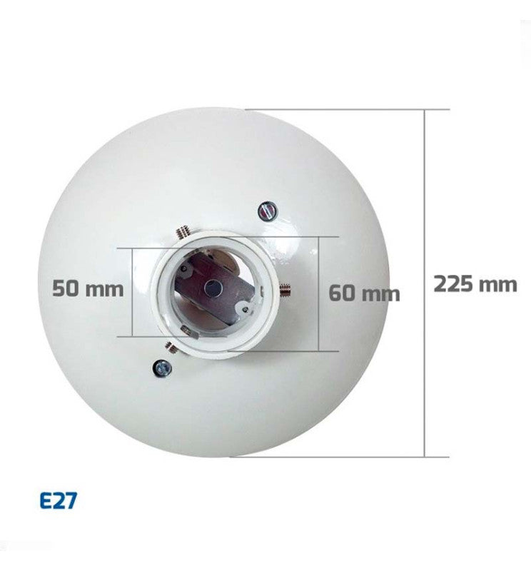 Anti Light Pollution Globe Streetlight for E27 LED Bulb - Landscape Pathway Lighting - Street Lights