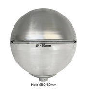 Anti Light Pollution Globe Streetlight for E27 LED Bulb - Landscape Pathway Lighting - Street Lights