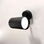 Round GU10 Single Ceiling Spotlight in Black - LED Spotlight