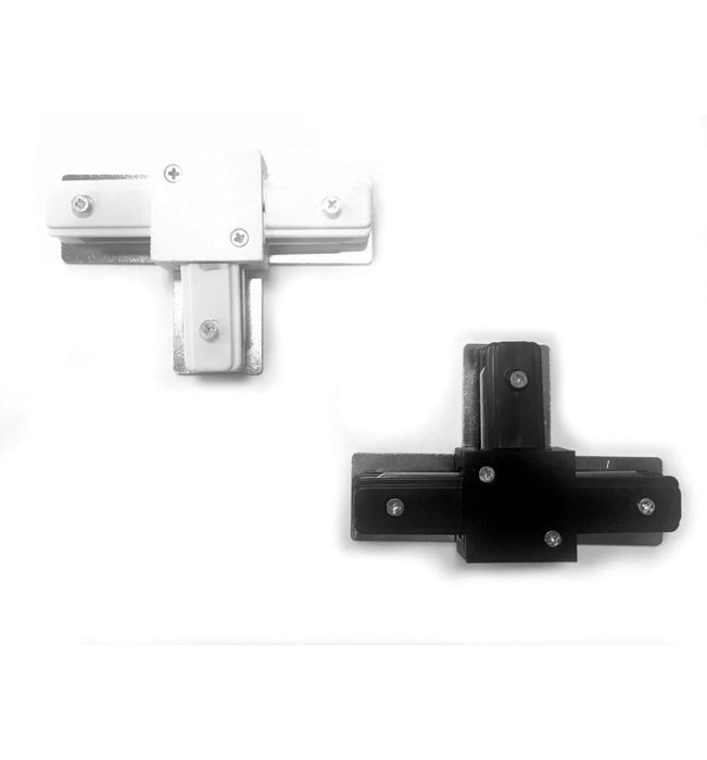 T-shaped Connector Black for Single Phase REINFORCED LED Track