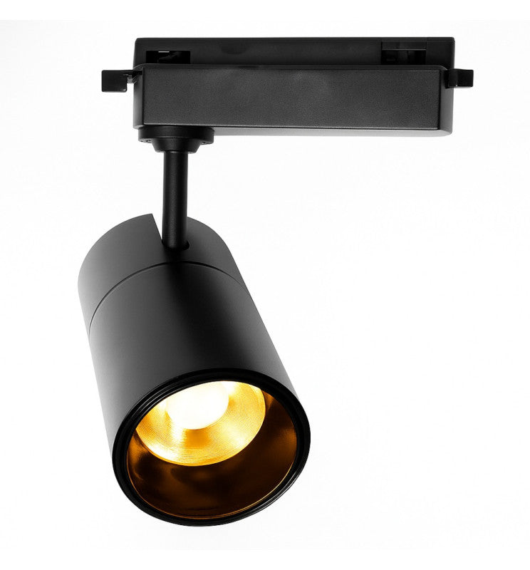 30W LED Track Light PARIS Black Single-Phase with Bridgelux Chip UGR11 24º