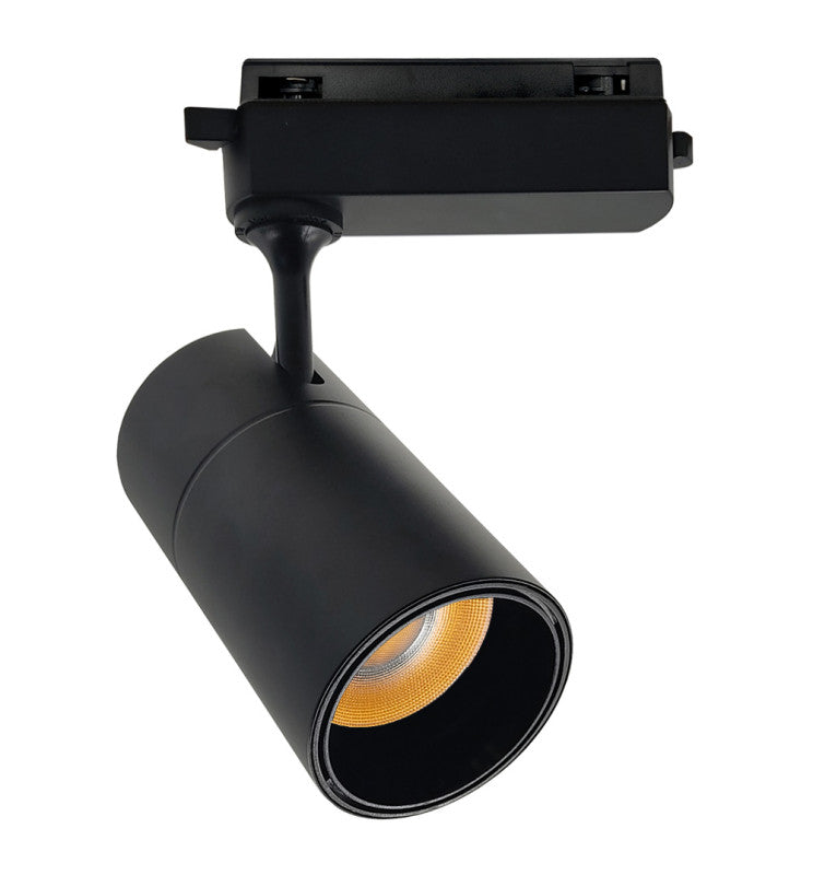 30W LED Track Light PARIS Black Single-Phase with Bridgelux Chip UGR11 24º