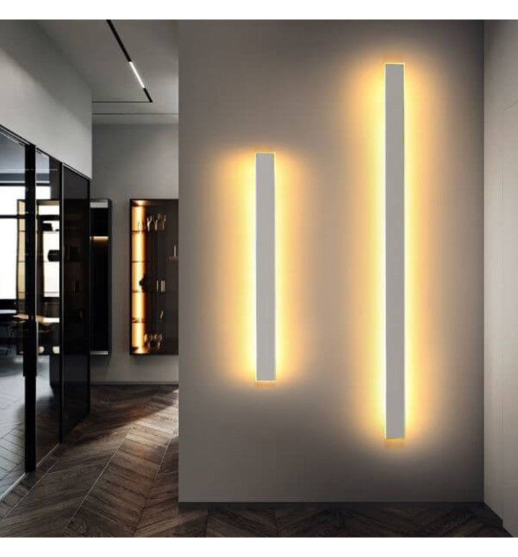 Dimmable Linear LED Wall Light NEW WASHINGTON Grey 0.44m 0.94m 1.44m 1.94m