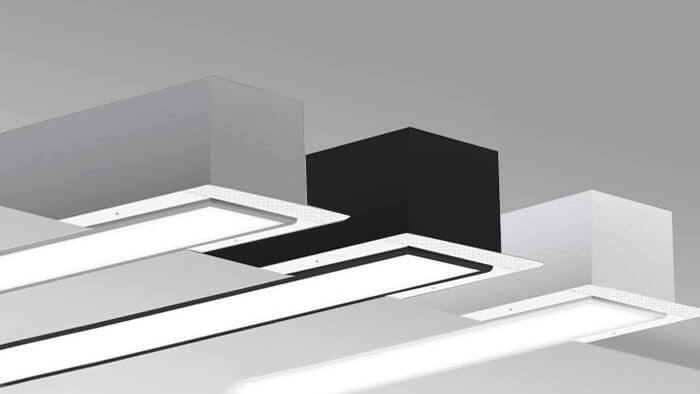 Dimmable Linear MOSCOW LED Light Black 0.44m 0.94m 1.44m 1.94m - Ceiling Light Fixtures - Linear Lights