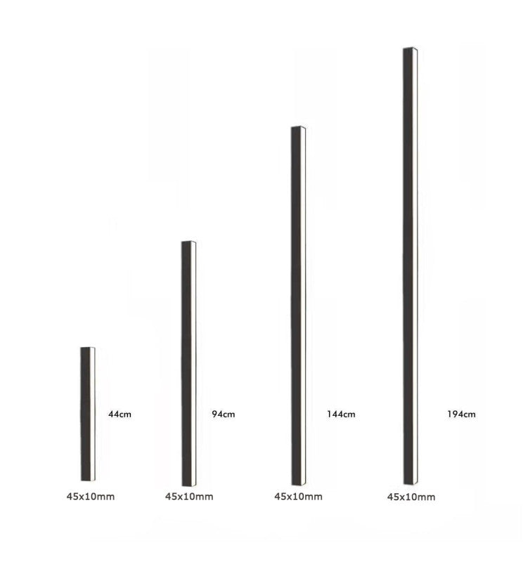Dimmable Linear NEW WASHINGTON LED Wall Light Black 0.44m 0.94m 1.44m 1.94m - LED Wall light