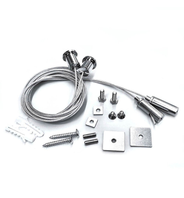 Dimmable MUNICH MINI LED Pendant Light in Silver 0.44m 0.94m 1.44m 1.94m - LED lineal light