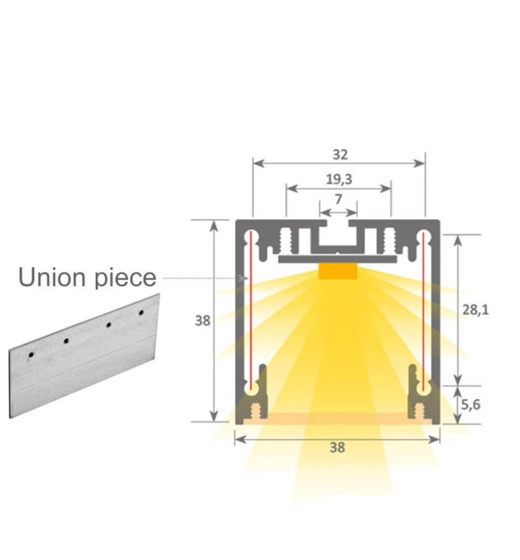 Dimmable MUNICH MINI LED Pendant Light in Silver 0.44m 0.94m 1.44m 1.94m - LED lineal light