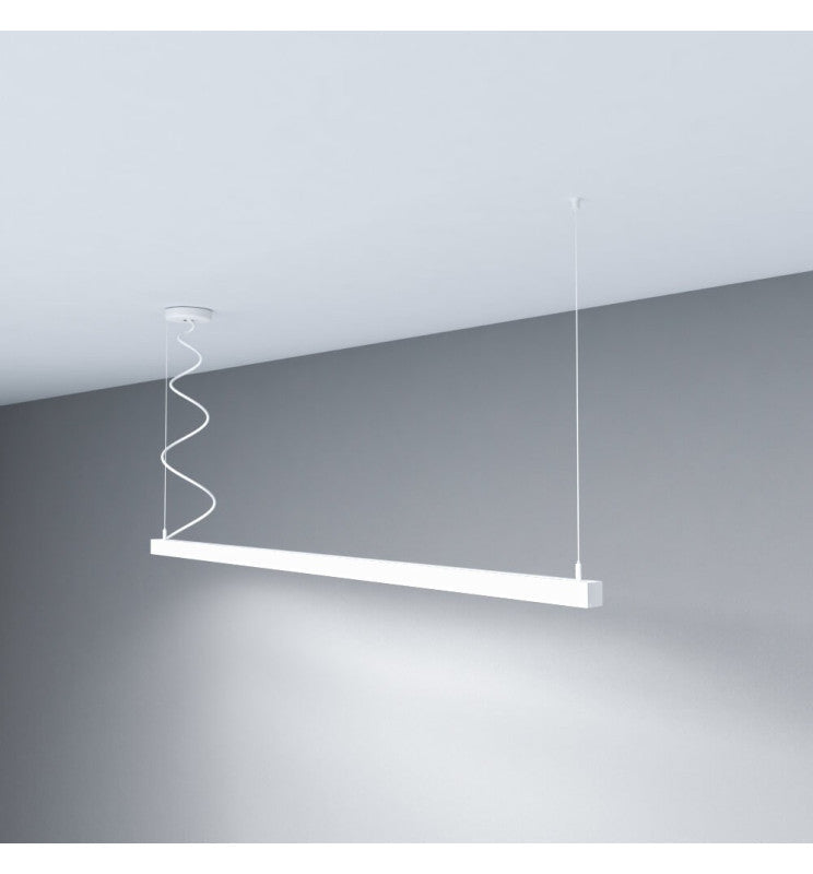 Dimmable MUNICH MINI LED Pendant Light in White 0.44m 0.94m 1.44m 1.94m - Ceiling Light Fixtures - Linear Lights