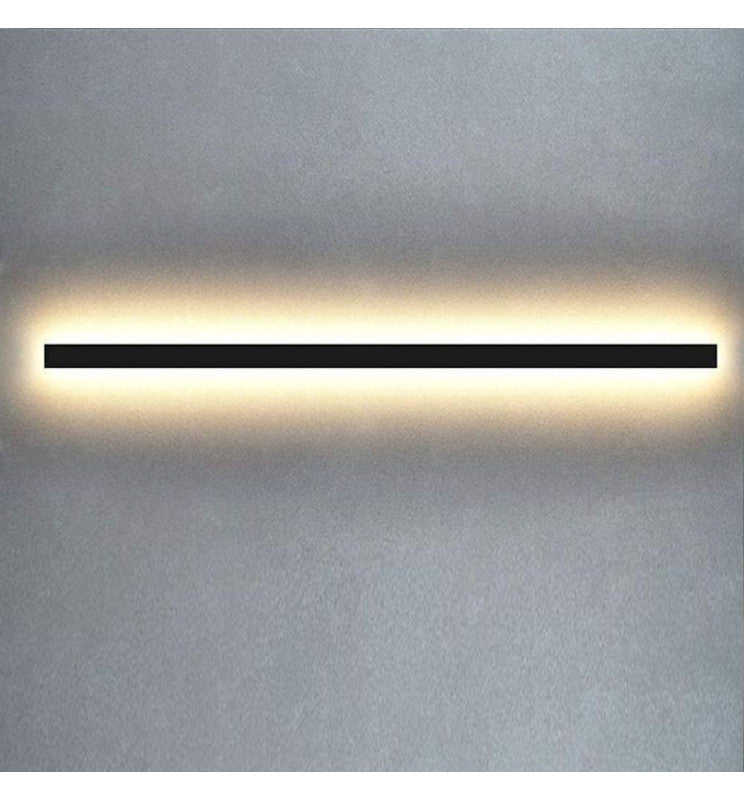 Dimmable OULU LED Wall Light in Black 0.44m 0.94m 1.44m 1.94m - Wall Light Fixtures - Linear Lights