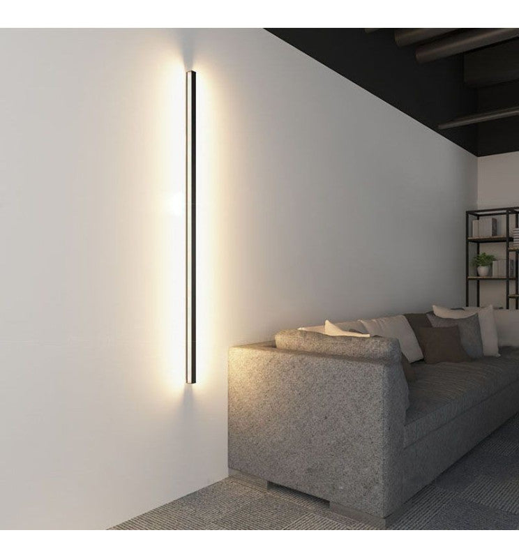 Dimmable OULU LED Wall Light in Black 0.44m 0.94m 1.44m 1.94m - Wall Light Fixtures - Linear Lights